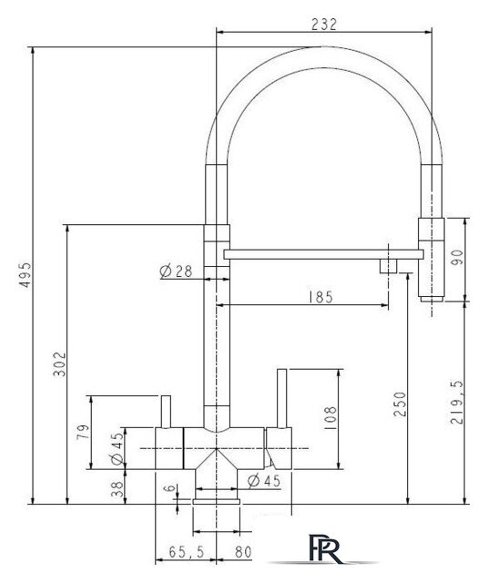 Смеситель ZorG Asgard Premium (satin) - Изображение №2 — Интернет-магазин ПроЗаказ