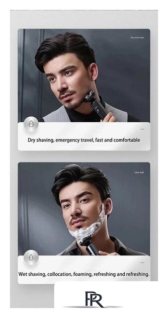 Электробритва ShowSee Electric Shaver F305-GY (серый) - Изображение №12 — Интернет-магазин ПроЗаказ