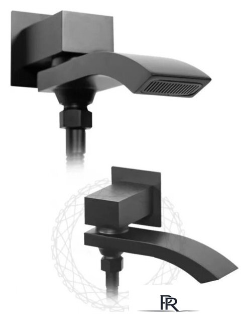 Душевая система  Filarete Waterfall FL1010 (черный матовый) - Изображение №8 — Интернет-магазин ПроЗаказ
