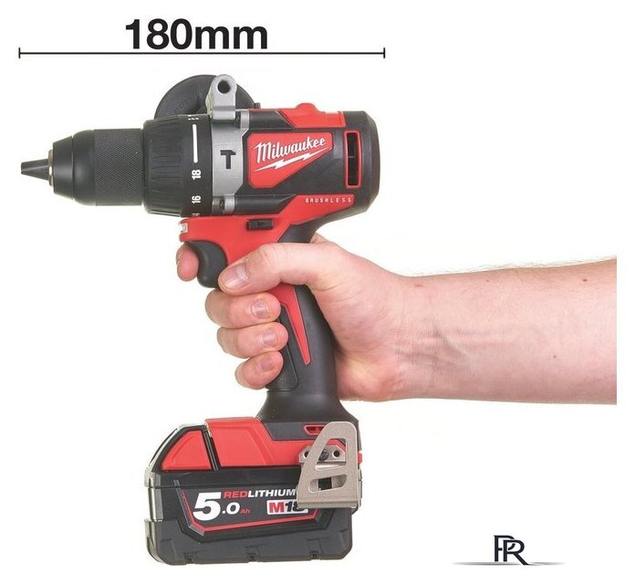 Ударная дрель-шуруповерт Milwaukee M18 BLPD2-502X 4933464517 (с 2-мя АКБ 5 Ач, кейс) - Изображение №3 — Интернет-магазин ПроЗаказ