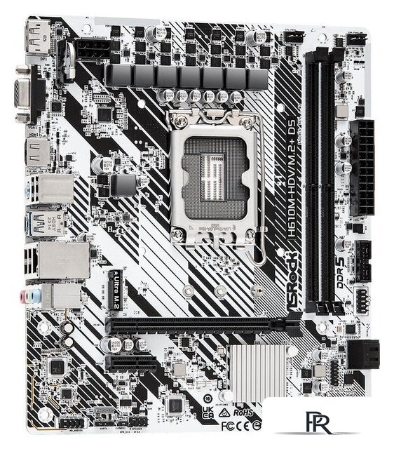 Материнская плата ASRock H610M-HDV/M.2+ D5 - Изображение №4 — Интернет-магазин ПроЗаказ
