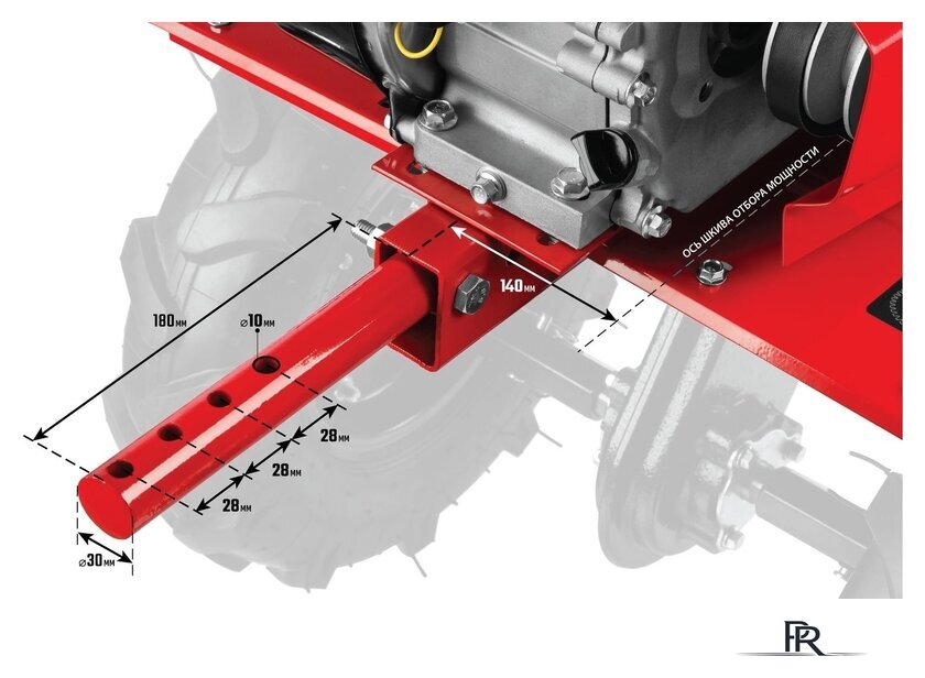 Мотоблок бензиновый Зубр МТБ-300 - Изображение №14 — Интернет-магазин ПроЗаказ