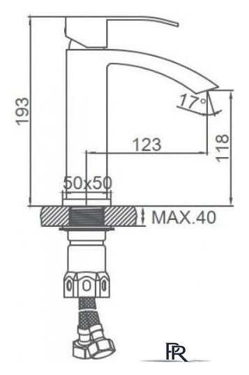 Смеситель Ledeme L71017 - Изображение №4 — Интернет-магазин ПроЗаказ