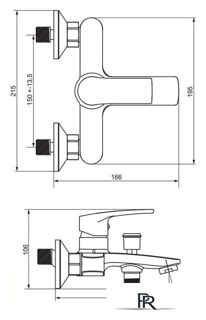 Смеситель Damixa Eclipse 481000000 - Изображение №4 — Интернет-магазин ПроЗаказ
