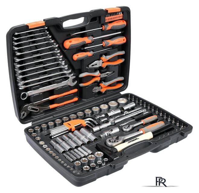 Универсальный набор инструментов Sthor 58690 122 предмета - Изображение №2 — Интернет-магазин ПроЗаказ