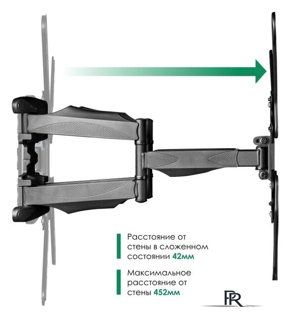 Кронштейн для телевизора Onkron M5 (черный) - Изображение №3 — Интернет-магазин ПроЗаказ