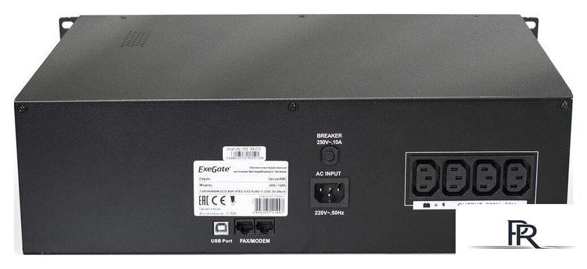 Источник бесперебойного питания ExeGate ServerRM UNL-1500.LCD.AVR.C13.RJ.USB.3U - Изображение №2 — Интернет-магазин ПроЗаказ