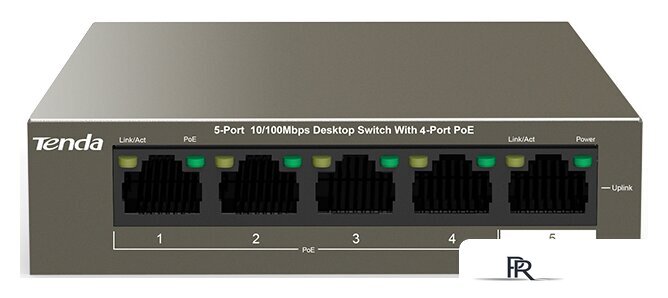 Неуправляемый коммутатор Tenda TEF1105P-4-63W - Изображение №1 — Интернет-магазин ПроЗаказ