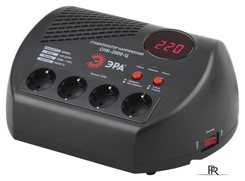 Стабилизатор напряжения ЭРА СНК-2000-Ц Б0031075 - Изображение №1 — Интернет-магазин ПроЗаказ