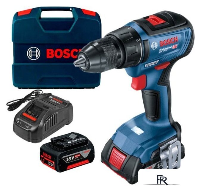 Дрель-шуруповерт Bosch GSR 18V-50 Professional 06019H5003 (с 2-мя АКБ 5 Ач+2 Ач, кейс) - Изображение №1 — Интернет-магазин ПроЗаказ