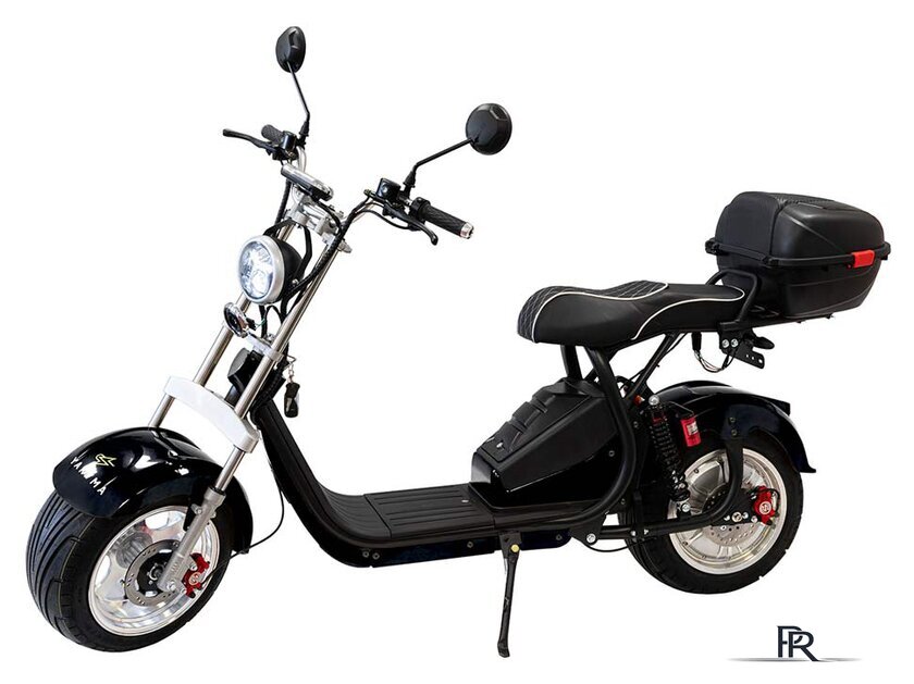 Электроскутер Yakama AP-H009-23 (черный) - Изображение №1 — Интернет-магазин ПроЗаказ