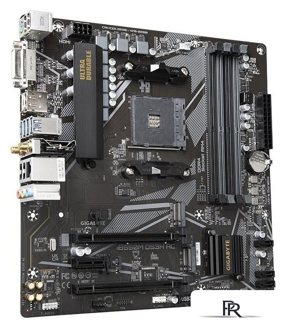 Материнская плата Gigabyte B550M DS3H AC (rev. 1.5/1.6) - Изображение №2 — Интернет-магазин ПроЗаказ
