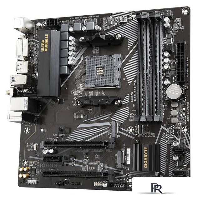 Материнская плата Gigabyte B550M DS3H AC (rev. 1.5/1.6) - Изображение №3 — Интернет-магазин ПроЗаказ