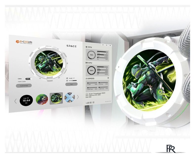 Система жидкостного охлаждения для процессора ID-Cooling SL240 White - Изображение №8 — Интернет-магазин ПроЗаказ