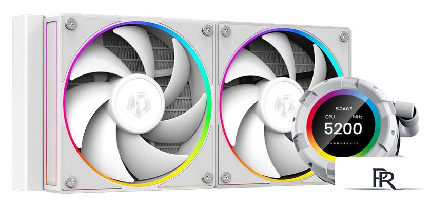 Система жидкостного охлаждения для процессора ID-Cooling SL240 White - Изображение №1 — Интернет-магазин ПроЗаказ