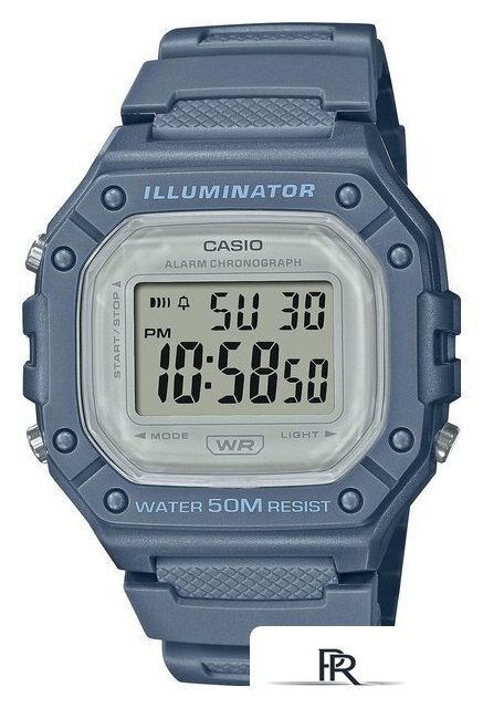 Наручные часы Casio Illuminator W-218HC-2A - Изображение №1 — Интернет-магазин ПроЗаказ