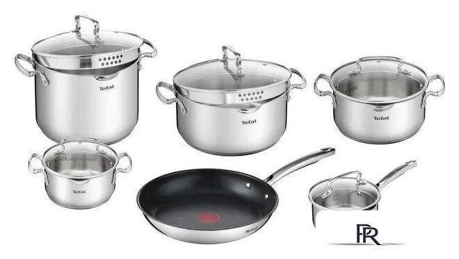 Набор кастрюль Tefal Duetto+ 11 G732SB55 - Изображение №1 — Интернет-магазин ПроЗаказ