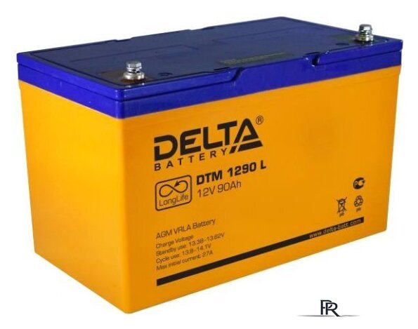 Аккумулятор для ИБП Delta DTM 1290 L (12В/90 А·ч) - Изображение №1 — Интернет-магазин ПроЗаказ