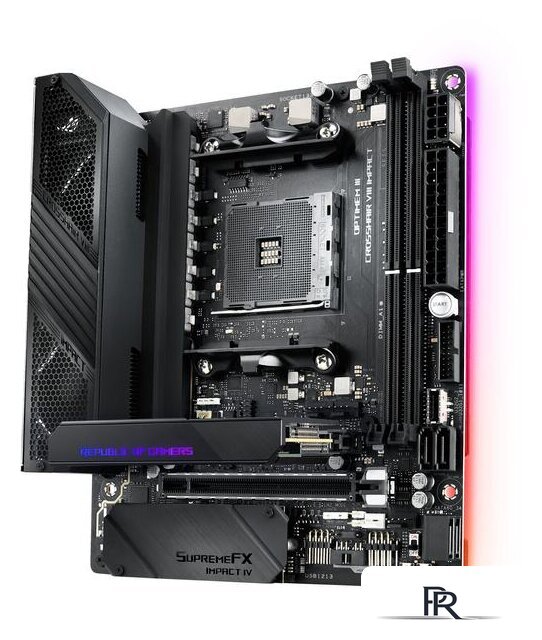 Материнская плата ASUS ROG Crosshair VIII Impact - Изображение №3 — Интернет-магазин ПроЗаказ