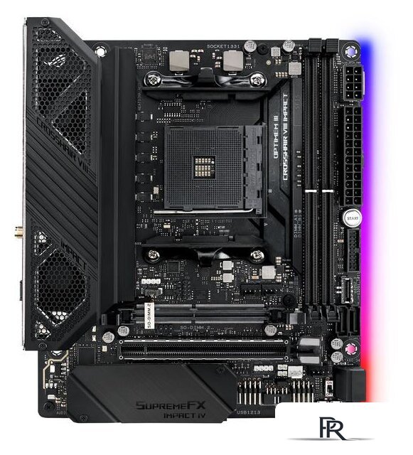 Материнская плата ASUS ROG Crosshair VIII Impact - Изображение №1 — Интернет-магазин ПроЗаказ