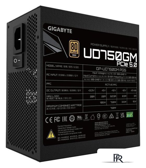 Блок питания Gigabyte UD750GM PG5 - Изображение №4 — Интернет-магазин ПроЗаказ