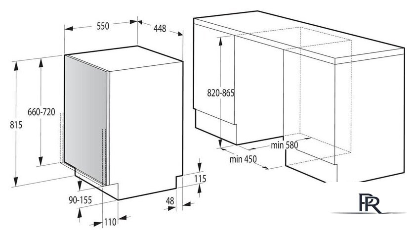 Встраиваемая посудомоечная машина Gorenje GV572D10 - Изображение №4 — Интернет-магазин ПроЗаказ