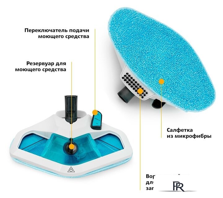 Паровая швабра Kitfort KT-1003 - Изображение №4 — Интернет-магазин ПроЗаказ