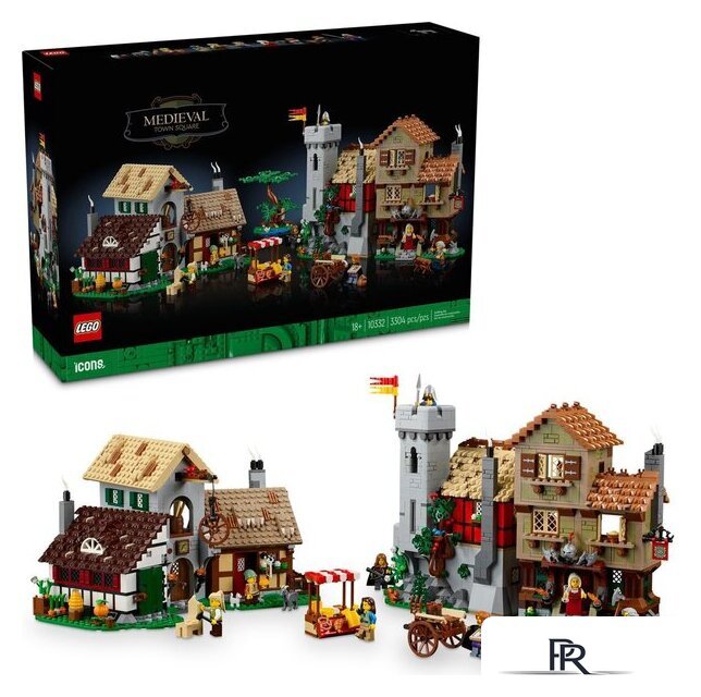 Конструктор LEGO Icons 10332 Средневековая городская площадь - Изображение №2 — Интернет-магазин ПроЗаказ