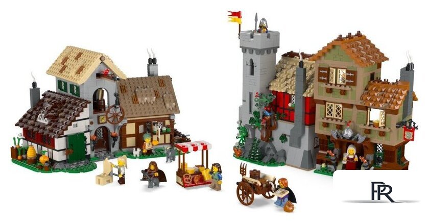 Конструктор LEGO Icons 10332 Средневековая городская площадь - Изображение №4 — Интернет-магазин ПроЗаказ