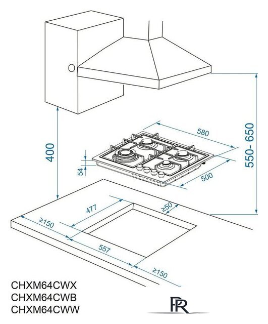 Варочная панель Candy CHXM64CWX - Изображение №7 — Интернет-магазин ПроЗаказ