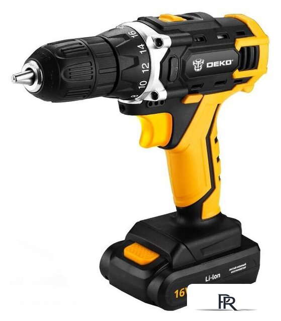 Дрель-шуруповерт Deko DKCD16FU-Li 063-4098 (с 1-им АКБ) - Изображение №1 — Интернет-магазин ПроЗаказ