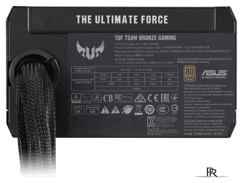 Блок питания ASUS TUF-GAMING-750B - Изображение №5 — Интернет-магазин ПроЗаказ