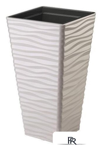 Кашпо Form-Plastic Sahara Dunes 3970-055 (светло-серый) - Изображение №1 — Интернет-магазин ПроЗаказ