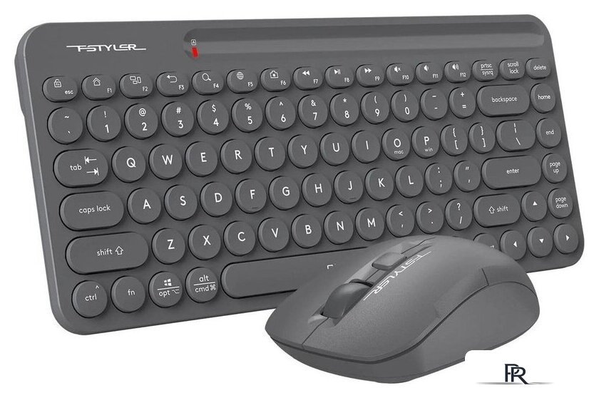 Офисный набор A4Tech Fstyler FG3200 Air2 (серый) - Изображение №3 — Интернет-магазин ПроЗаказ