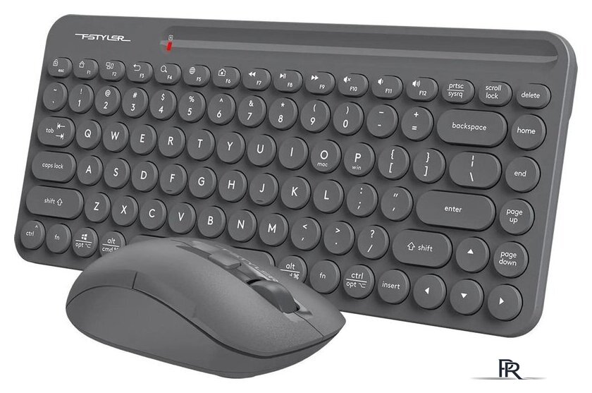 Офисный набор A4Tech Fstyler FG3200 Air2 (серый) - Изображение №4 — Интернет-магазин ПроЗаказ