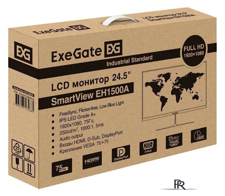 Монитор ExeGate SmartView EH1500A EX297308RUS - Изображение №9 — Интернет-магазин ПроЗаказ