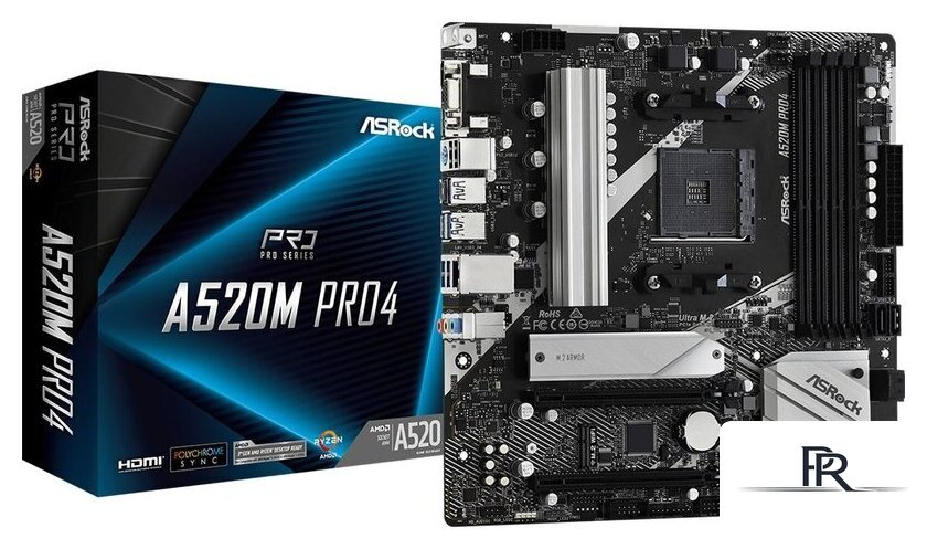 Материнская плата ASRock A520M Pro4 - Изображение №6 — Интернет-магазин ПроЗаказ