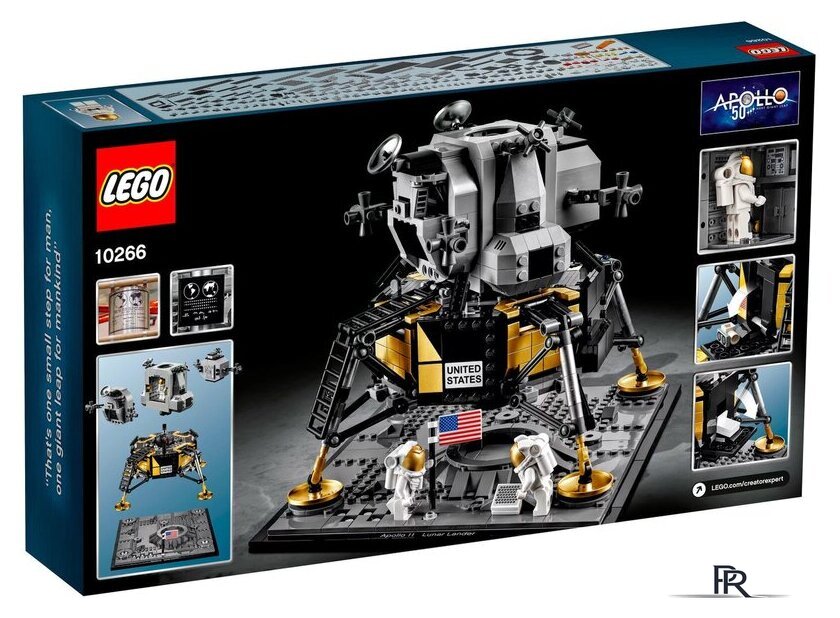 Конструктор LEGO Creator 10266 Лунный модуль корабля Апполон 11 НАСА - Изображение №2 — Интернет-магазин ПроЗаказ