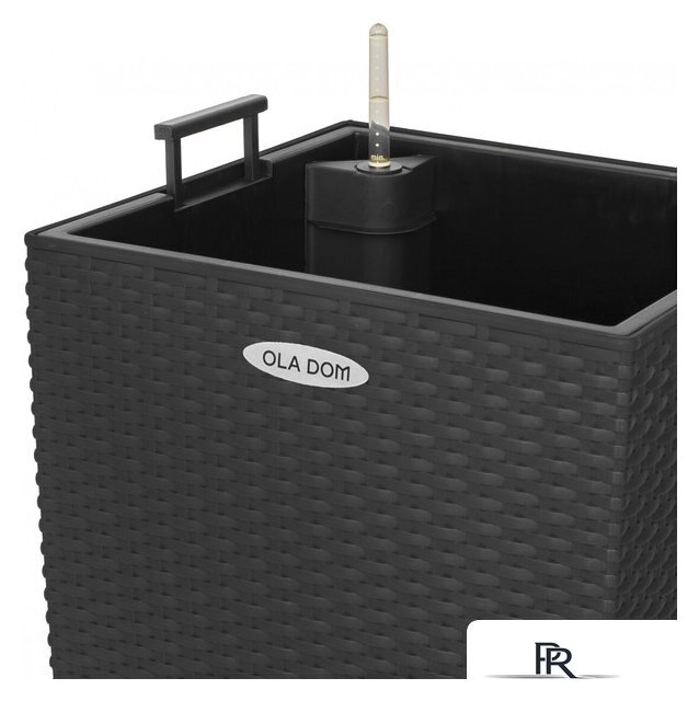 Кашпо Элластик-Пласт Ola Dom Rattan (31л, антрацит) - Изображение №2 — Интернет-магазин ПроЗаказ