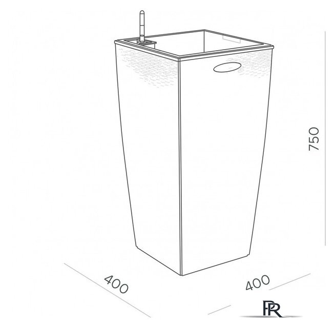 Кашпо Элластик-Пласт Ola Dom Rattan (31л, антрацит) - Изображение №12 — Интернет-магазин ПроЗаказ