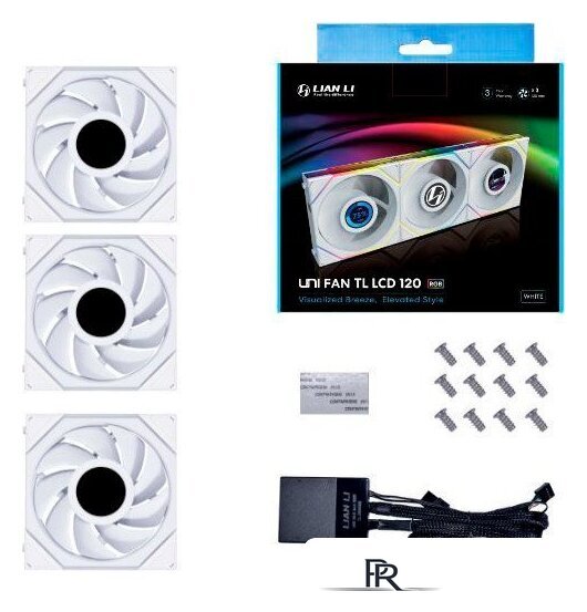 Комплект вентиляторов для корпуса Lian Li Uni Fan TL LCD 120 Triple Pack G99.12TLLCD3W.00 - Изображение №1 — Интернет-магазин ПроЗаказ