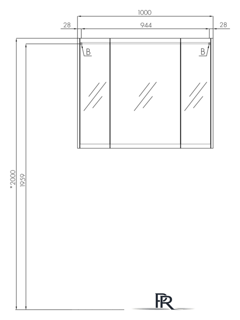  Акватон Шкаф с зеркалом Нортон 100 1A249302NT010 (белый) - Изображение №5 — Интернет-магазин ПроЗаказ