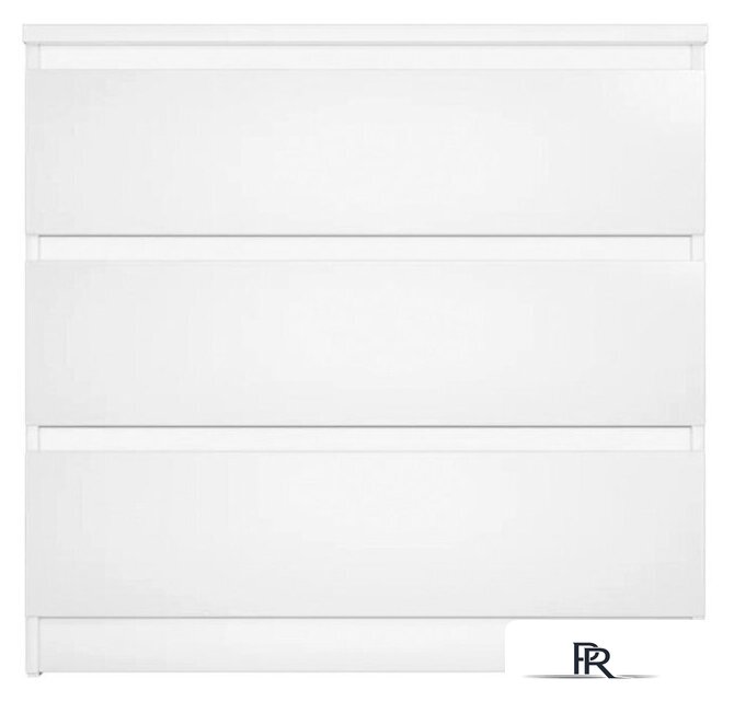 Комод Mio Tesoro Мальта 3 ящика 80x76 2.05.02.040.1 (белый) - Изображение №2 — Интернет-магазин ПроЗаказ