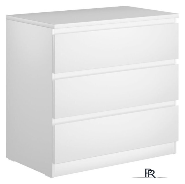 Комод Mio Tesoro Мальта 3 ящика 80x76 2.05.02.040.1 (белый) - Изображение №1 — Интернет-магазин ПроЗаказ