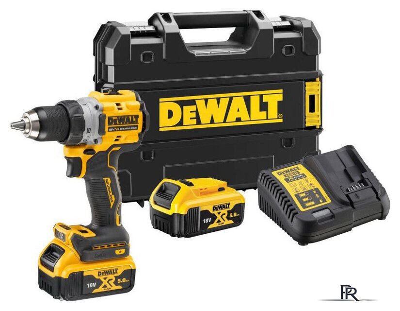 Дрель-шуруповерт DeWalt DCD800P2T (с 2-мя АКБ, кейс) - Изображение №1 — Интернет-магазин ПроЗаказ