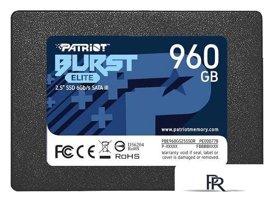 SSD Patriot Burst Elite 960GB PBE960GS25SSDR - Изображение №1 — Интернет-магазин ПроЗаказ