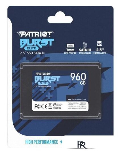 SSD Patriot Burst Elite 960GB PBE960GS25SSDR - Изображение №4 — Интернет-магазин ПроЗаказ
