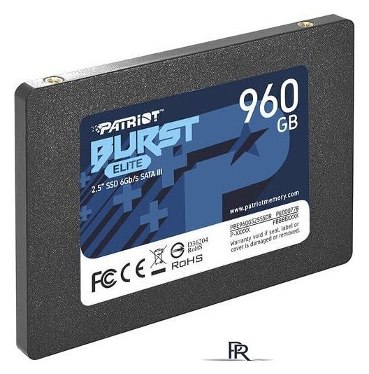 SSD Patriot Burst Elite 960GB PBE960GS25SSDR - Изображение №2 — Интернет-магазин ПроЗаказ