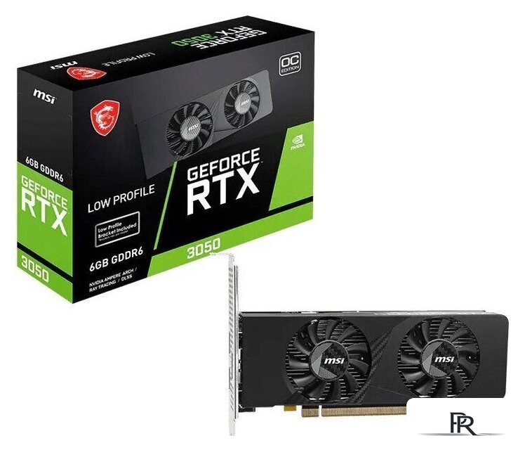 Видеокарта MSI GeForce RTX 3050 LP E 6G OC - Изображение №6 — Интернет-магазин ПроЗаказ