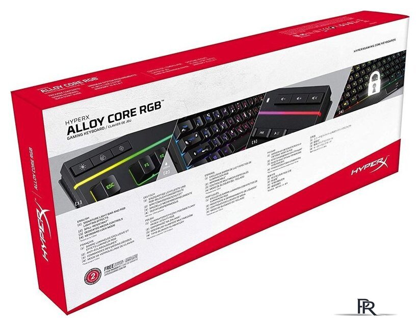 Клавиатура HyperX Alloy Core RGB (нет кириллицы) - Изображение №7 — Интернет-магазин ПроЗаказ